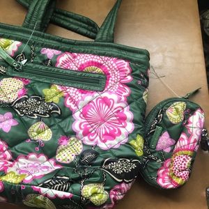 Vera Bradley shoulder bag + coin purse